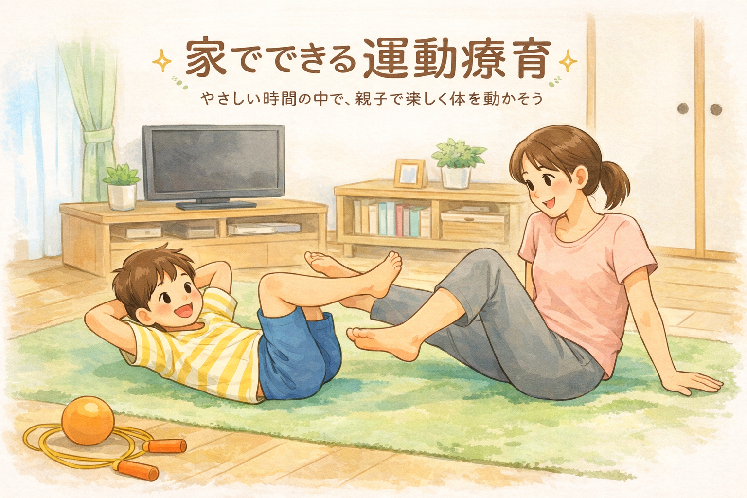 お家でできる運動療育「へやすぽアシスト」｜習い事・療育との違いを解説